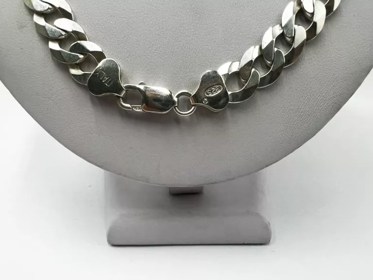 SOLIDNY SREBRNY ŁANCUSZEK  P 925 49,29G 51CM