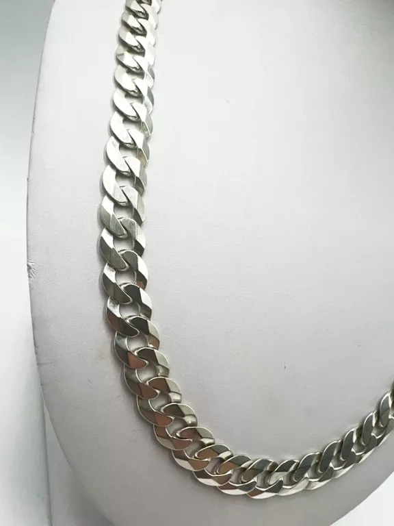 SOLIDNY SREBRNY ŁANCUSZEK  P 925 49,29G 51CM