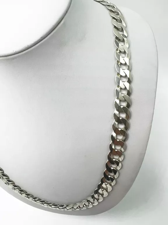 SOLIDNY SREBRNY ŁANCUSZEK  P 925 49,29G 51CM