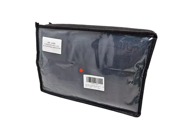 CZARNA BAWEŁNIANA POŚCIEL 155X220 + 80X80