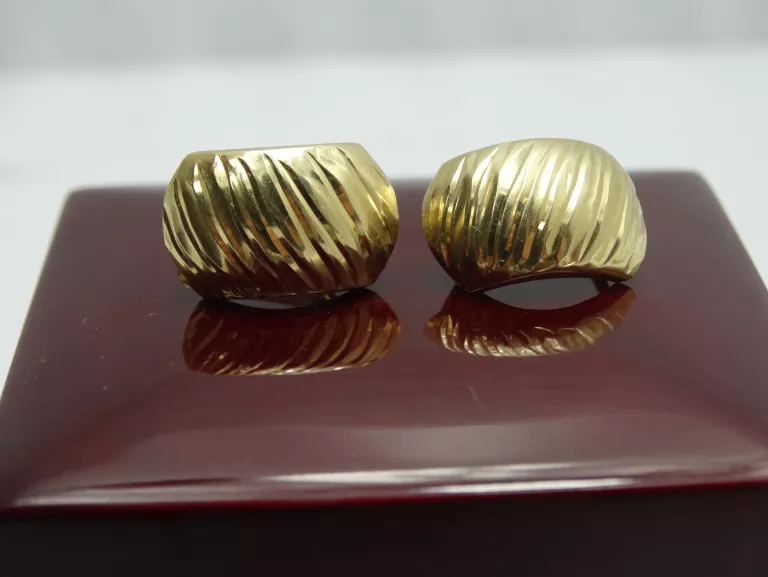 ŚLICZNE ZŁOTE KOLCZYKI P.585