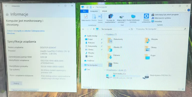 LAPTOP LENOVO G50-80 I7-5500U 8GB/1TB