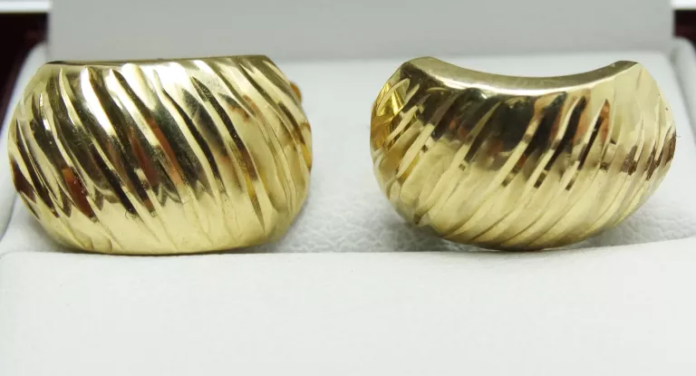 ŚLICZNE ZŁOTE KOLCZYKI P.585