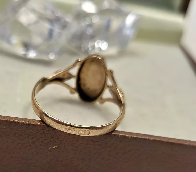 ZŁOTY  PIERŚCIONEK 583P 1,76G R,14