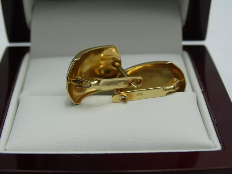 ŚLICZNE ZŁOTE KOLCZYKI P.585