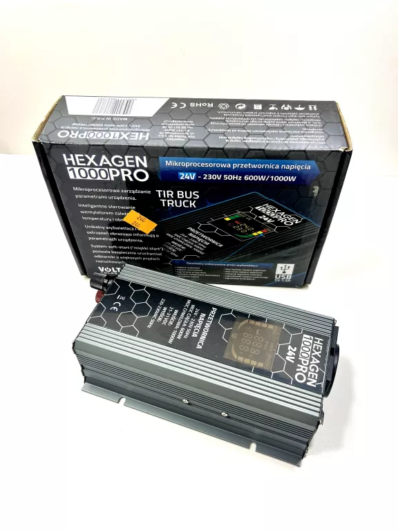 VOLT PRZETWORNICA HEXAGEN HEX-1000 PRO 24V LED / PUDEŁKO