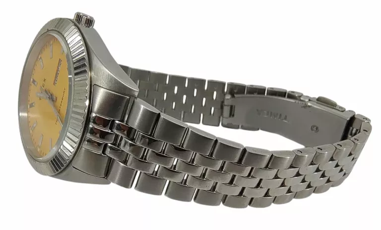 ZEGAREK TIMEX WATERBURY TW2V1800 ŻÓŁTA TARCZA