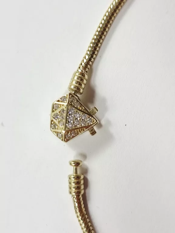 ZŁOTA BRANSOLETKA W:8,22 PR585 20CM