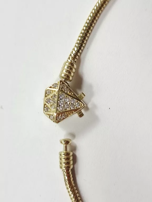 ZŁOTA BRANSOLETKA W:8,22 PR585 20CM