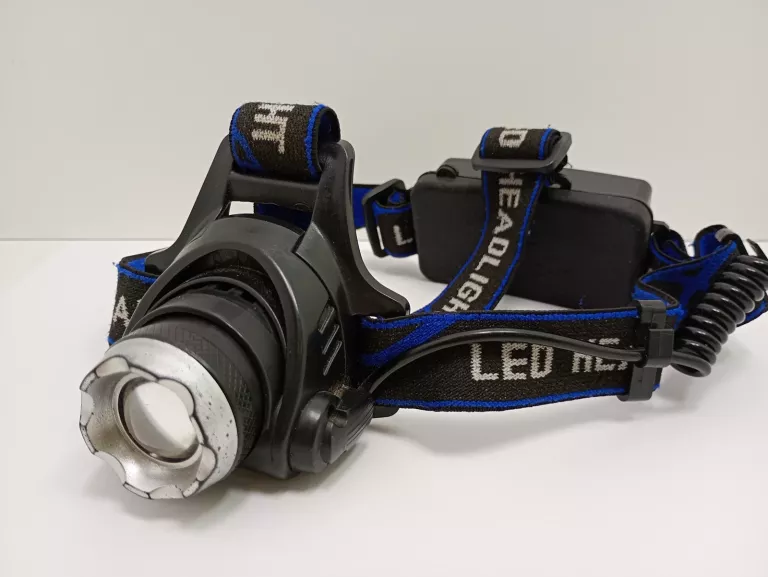 MOCNA LATARKA CZOŁOWA LED CZOŁÓWKA AKUMULATOROWA