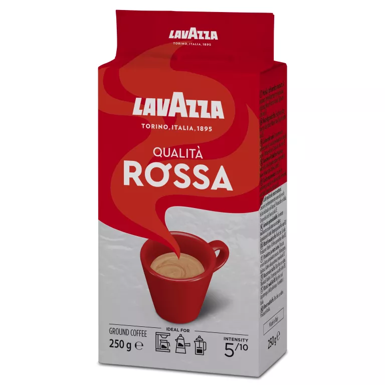 LAVAZZA QUALITA ROSSA KAWA MIELONA ŚREDNIO PALONA 250G