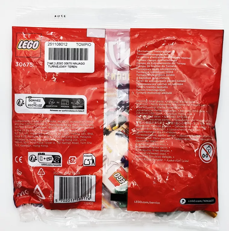 LEGO 30675 NINJAGO TURNIEJOWY TEREN SZKOLENIOWY