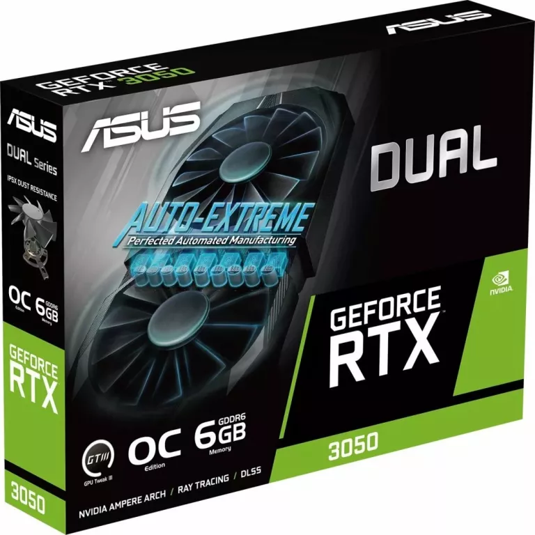 AKARTA GRAFICZNA ASUS GEFORCE RTX 3050 DUAL 6GB OC