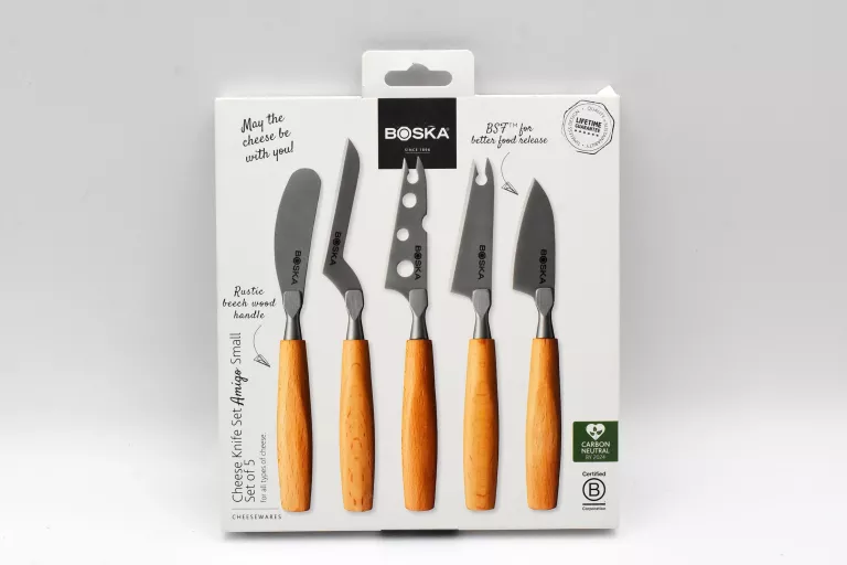 ZESTAW 5 NOŻY DO SERA AMIGO BOSKA