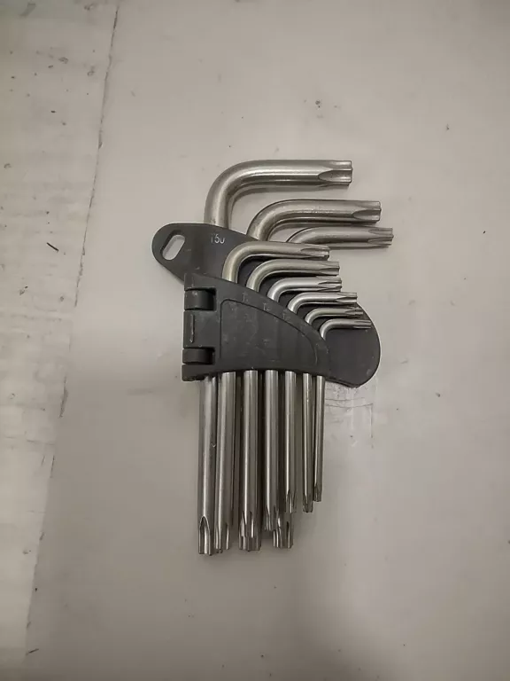 ZESTAW KLUCZY IMBUSOWYCH IMBUSY DŁUGIE TORX Z OTWOREM CR-V T10H-T50H 9.EL