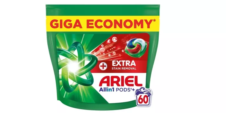 KAPSUŁKI DO PRANIA ARIEL EXTRA CLEAN POWER 60 SZT EXTRA STAIN REMOVAL GIGA