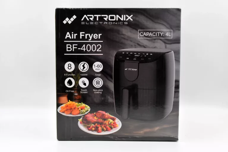 FRYTKOWNICA BEZTŁUSZCZOWA AIR FRYER ARTRONIX 4L 1500W