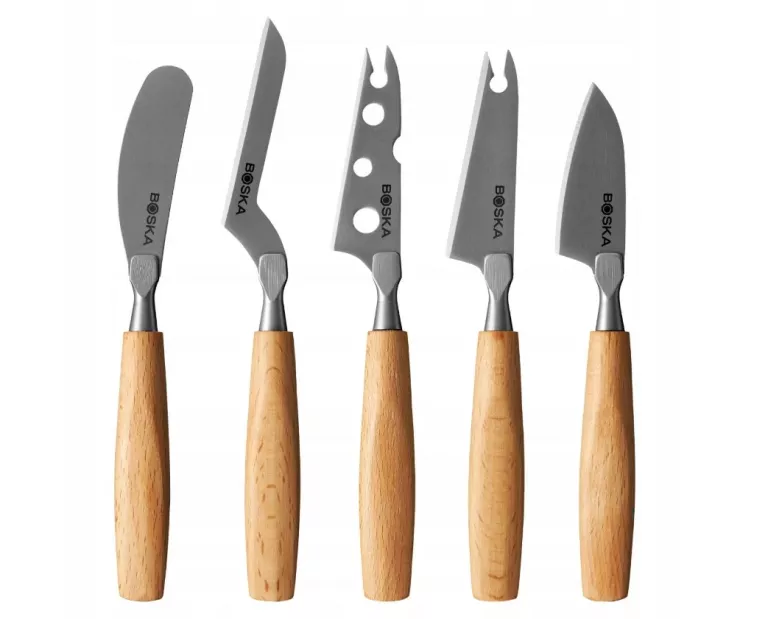 ZESTAW 5 NOŻY DO SERA AMIGO BOSKA
