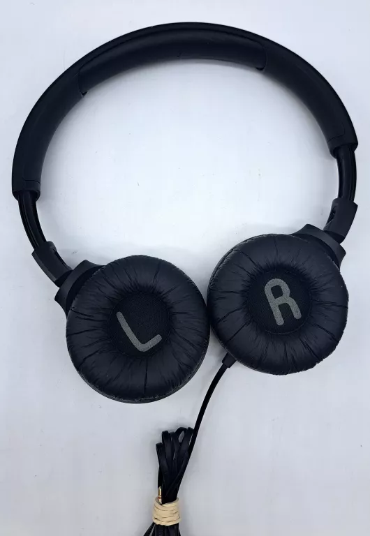 SŁUCHAWKI PRZEWODOWE JBL TUNE 500 CZARNE