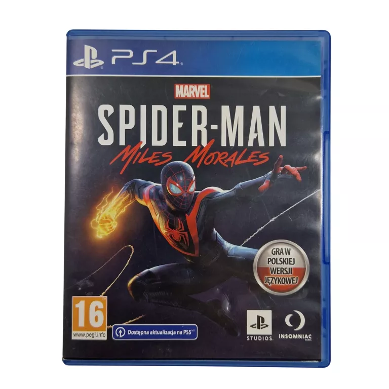 GRA SPIDER-MAN MILES MORALES PS4