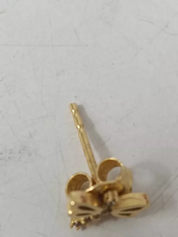 WYRÓB JUBILERSKI UŻYWANY KOLCZYKI MOTYLKI PR 585