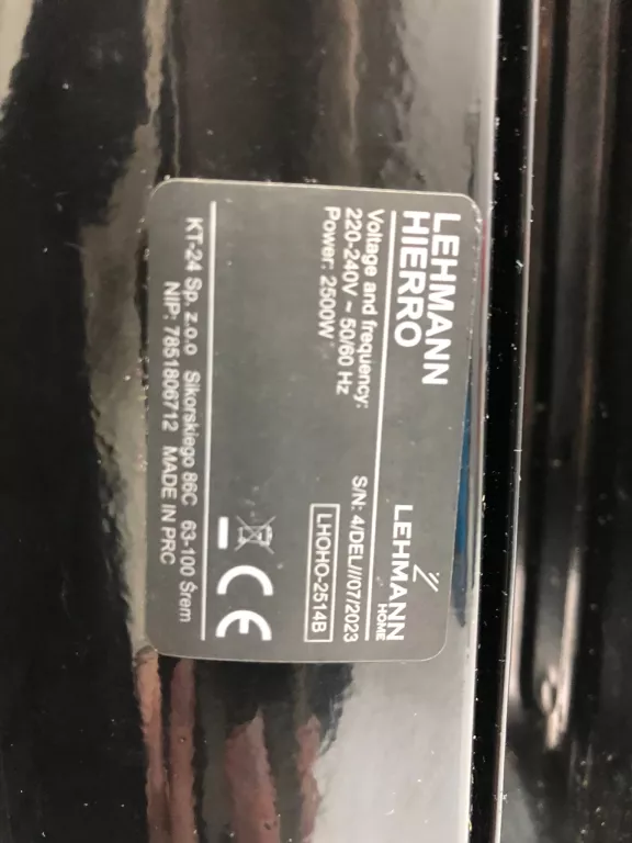 GRZEJNIK ELEKTRYCZNY OLEJOWY LEHMANN 2500W W FUTERALE