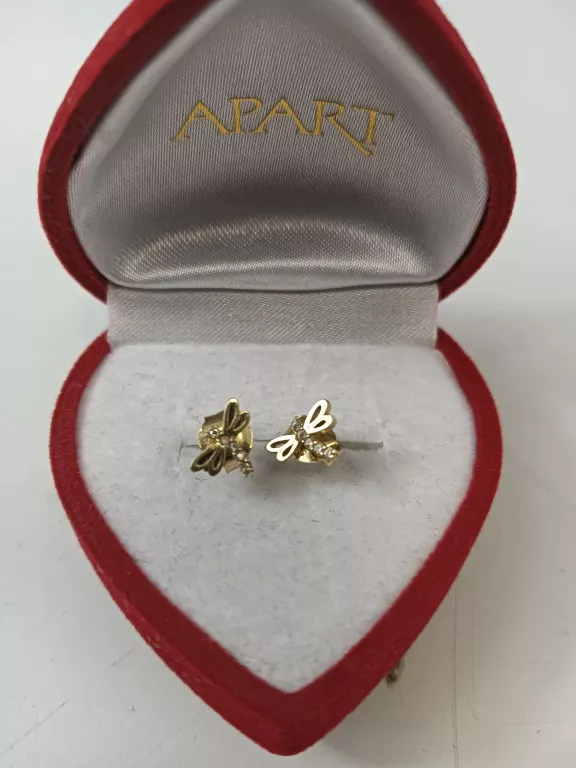 WYRÓB JUBILERSKI UŻYWANY KOLCZYKI MOTYLKI PR 585