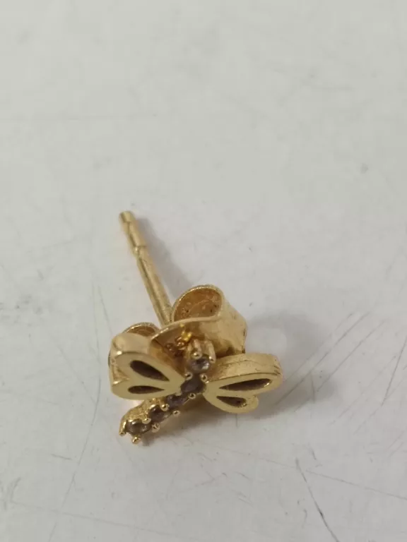 WYRÓB JUBILERSKI UŻYWANY KOLCZYKI MOTYLKI PR 585