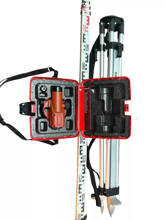 NIWELATOR HILTI POL15 + STATYW PUA 25