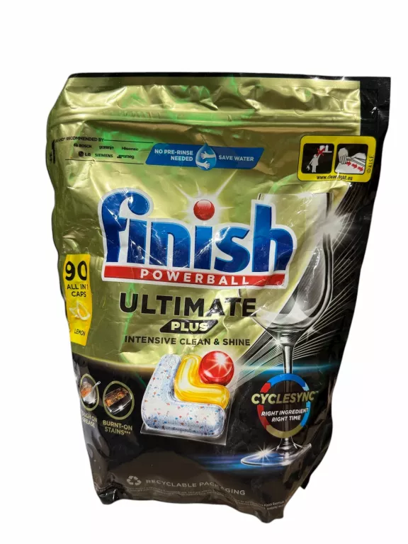 KAPSUŁKI DO ZMYWARKI FINISH ULTIMATE PLUS 90SZT.