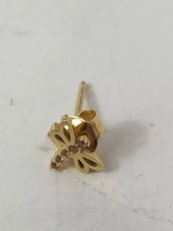 WYRÓB JUBILERSKI UŻYWANY KOLCZYKI MOTYLKI PR 585