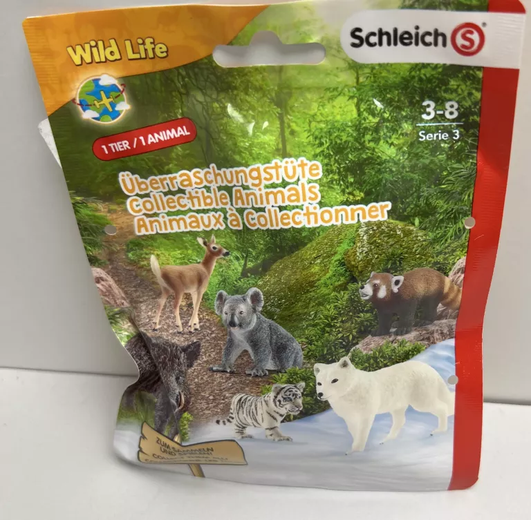 SCHLEICH WILD LIFE FIGURKA KOLEKCJONERSKA NIESPODZIANKA SASZETKA SERIA 3