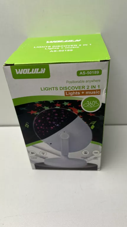 LAMPKA NOCNA PROJEKTOR GWIAZD NIEBA LAMPA DLA DZIECI OBROTOWA 360 LED USB
