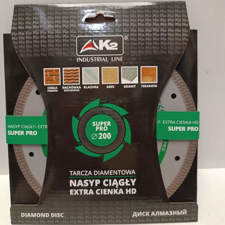 TARCZA DIAMENTOWA K2 PRO 200MM N0PDQC200-2