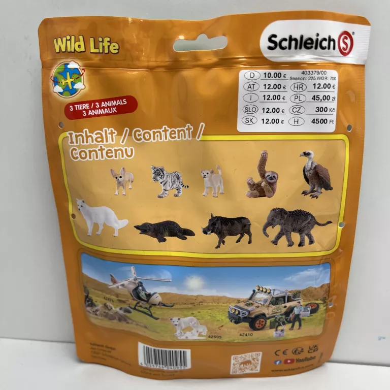 SCHLEICH WILD LIFE 87956 WORECZEK Z NIESPODZIANKĄ - AFRYKAŃSKIE ZWIERZĄTKA