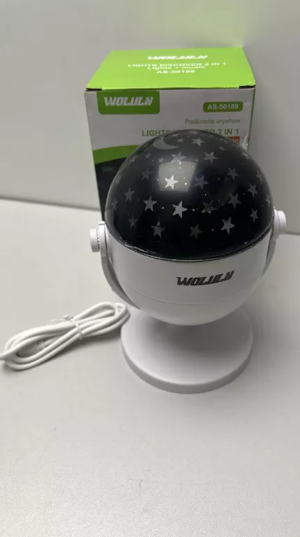 LAMPKA NOCNA PROJEKTOR GWIAZD NIEBA LAMPA DLA DZIECI OBROTOWA 360 LED USB