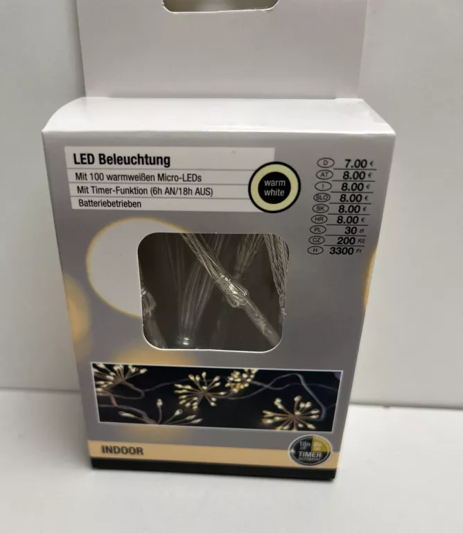 LAMPKI CHOINKOWE 150 CM CIEPŁY