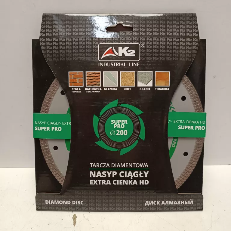 TARCZA DIAMENTOWA K2 PRO 200MM N0PDQC200-2