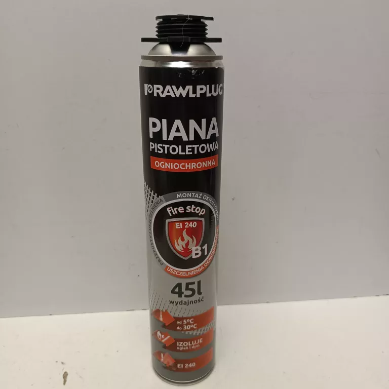 RAWLPLUG RPP-B1 PIANA PISTOLETOWA OGNIOCHRONNA P.POŻ B1 DIN4102 750ML-45L