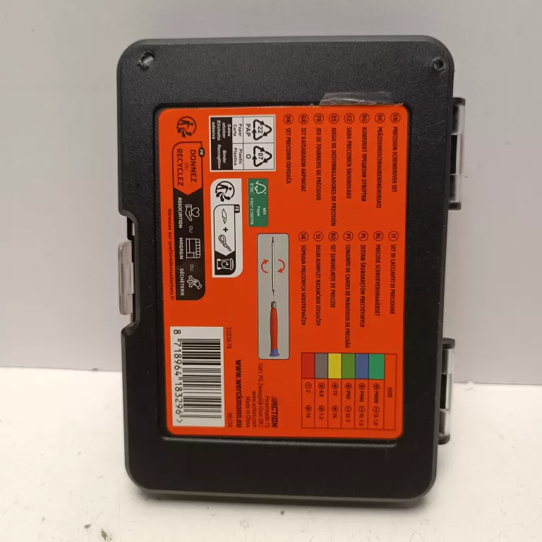 WERCKMANN WKRĘTAKI ŚRUBOKRĘTY PRECYZYJNE 6 SZTUK + ETUI