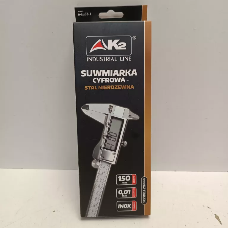 SUWMIARKA ELEKTRONICZNA STAL NIERDZEWNA 150MM/0.01MM K2