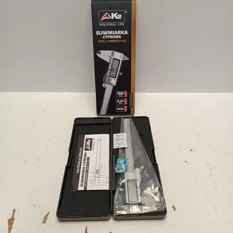 SUWMIARKA ELEKTRONICZNA STAL NIERDZEWNA 150MM/0.01MM K2