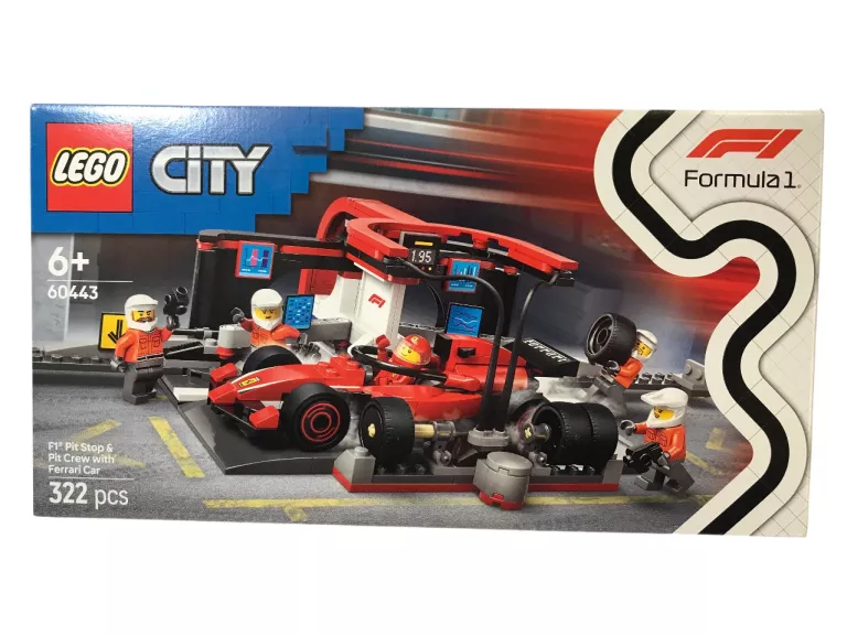 LEGO CITY F1 PIT STOP FERRARI 60443
