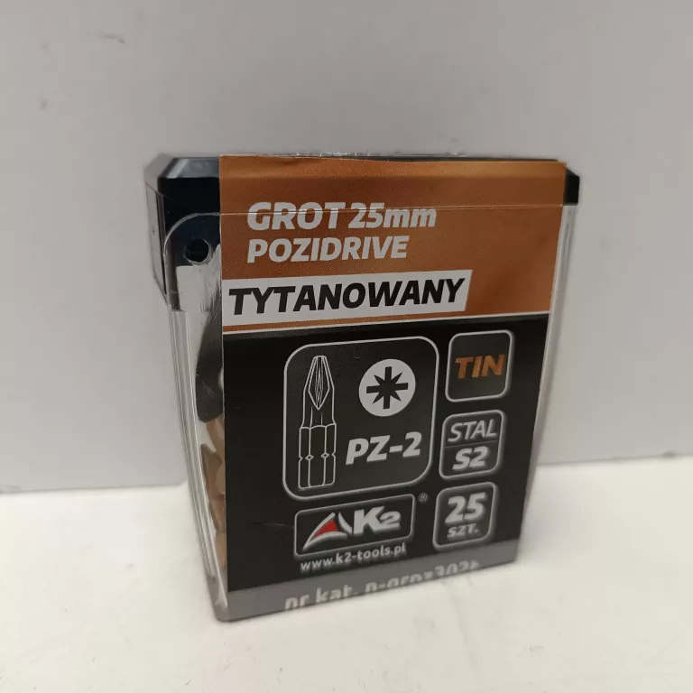 BIT GROT TYTANOWY 25MM K2 PH-1 25SZT