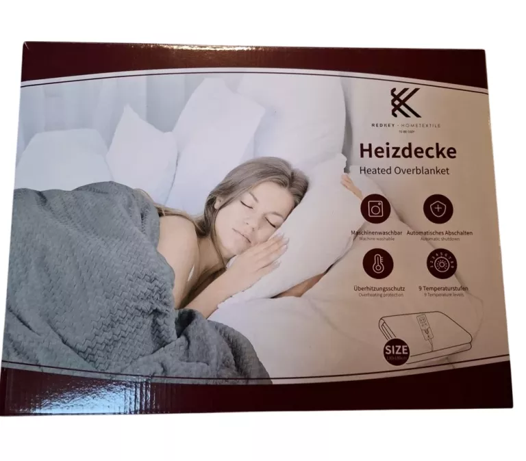 GRZEJĄCY KOC ELEKTRYCZNY XXL – KOMFORT I CIEPŁO NA CHŁODNE WIECZORY!