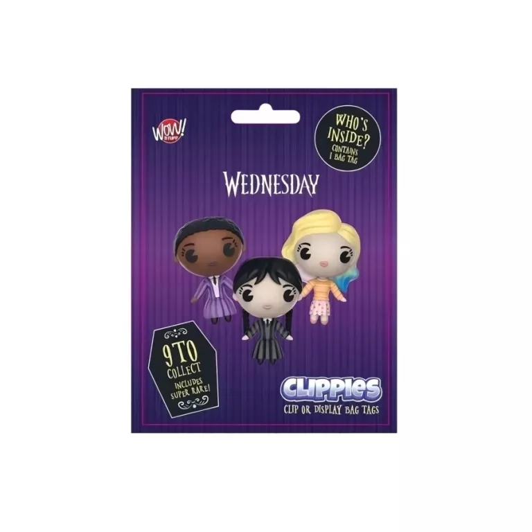 WEDNESDAY – FIGURKA BRELOCZEK ZAWIESZKA DO PLECAKA LUB KLUCZY