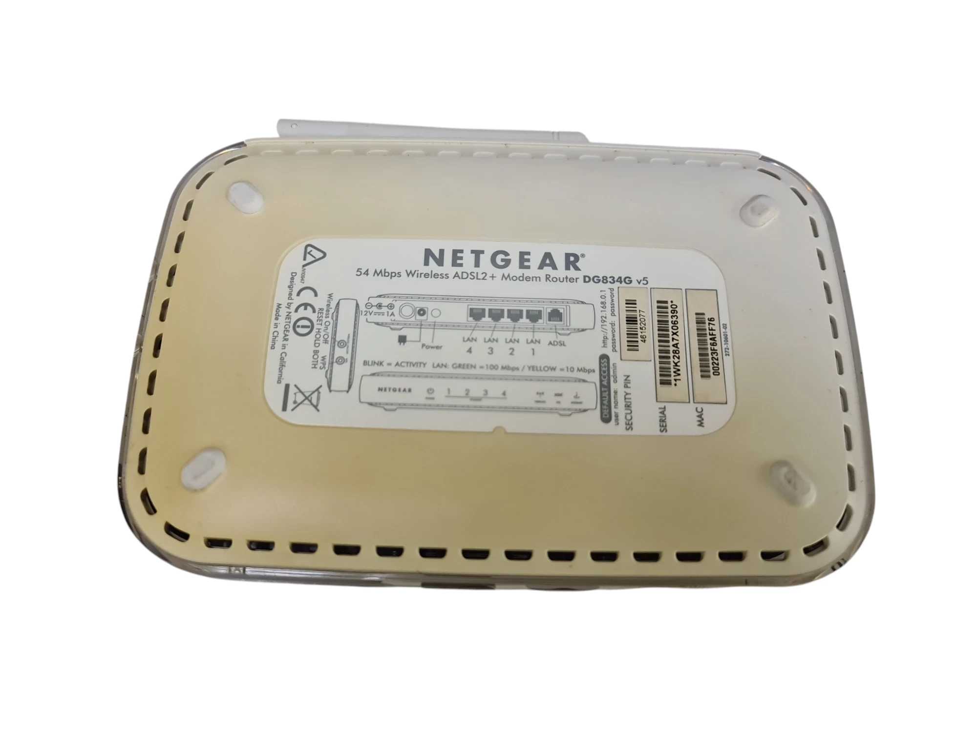 router-netgear-wireless-g-54-dg834g-model-dg834g-v3