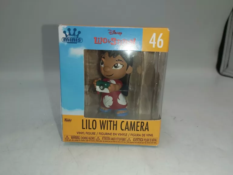 FIGURKA LILO&STITCH LILO WITH CAMERA 46 FUNKO MINIS