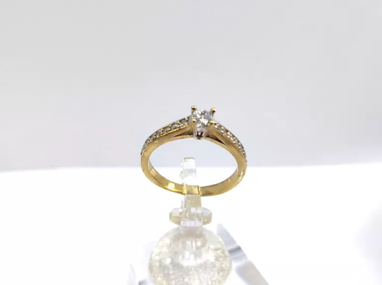 ZŁOTY PIERŚCIONEK R13 P333 2,28G