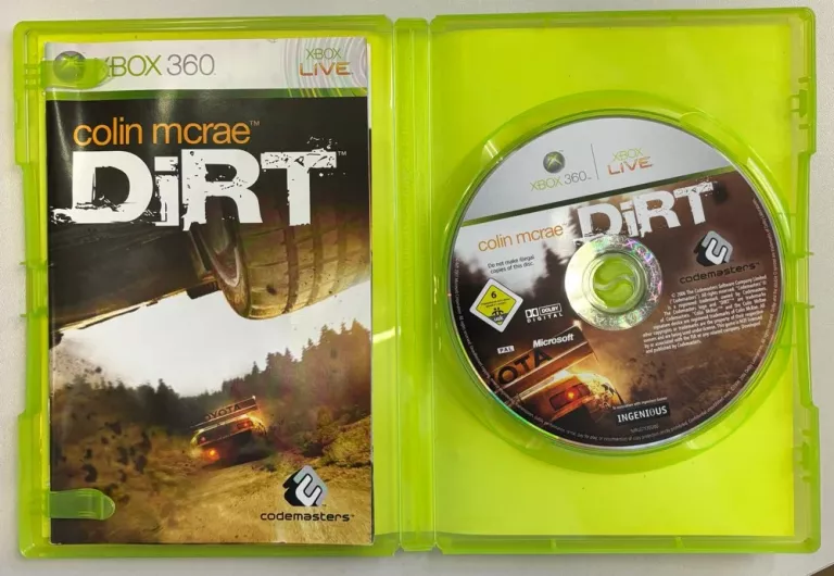 DIRT XBOX 360 GRA WYŚCIGOWA PL | RALLY | KULTOWA GRA NA XBOX 360
